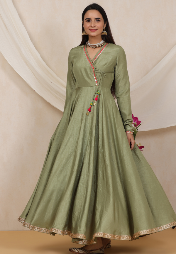 OLIVE LONG DRESS