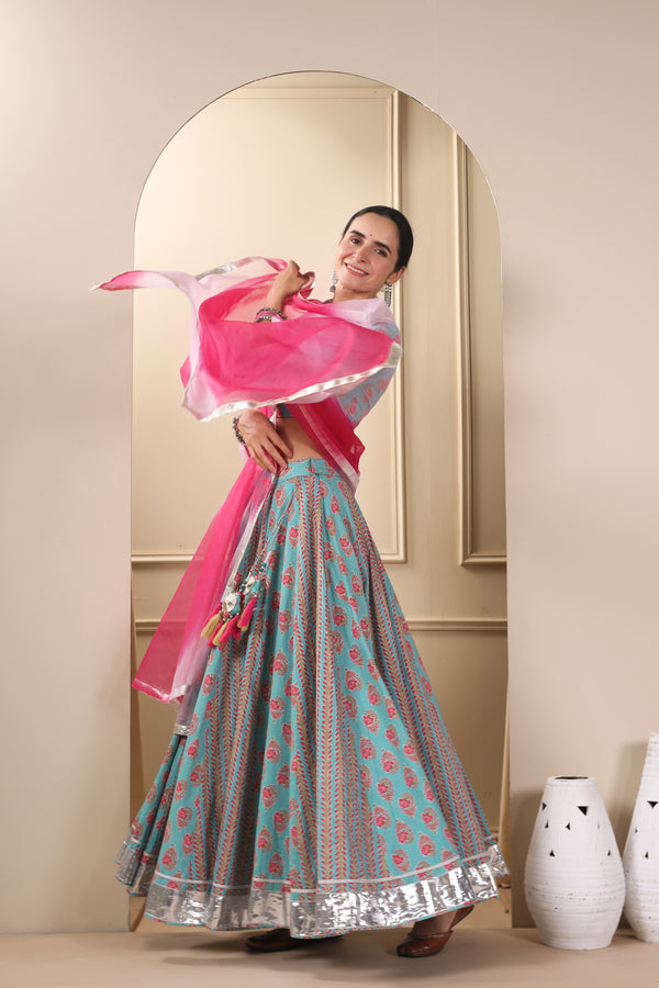 Private: FIROZI LEHENGA SET