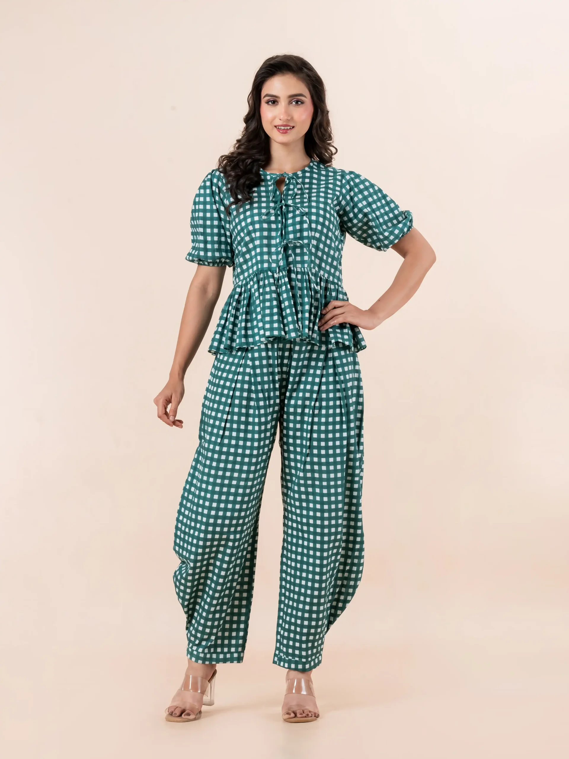 Gingham Coord Set