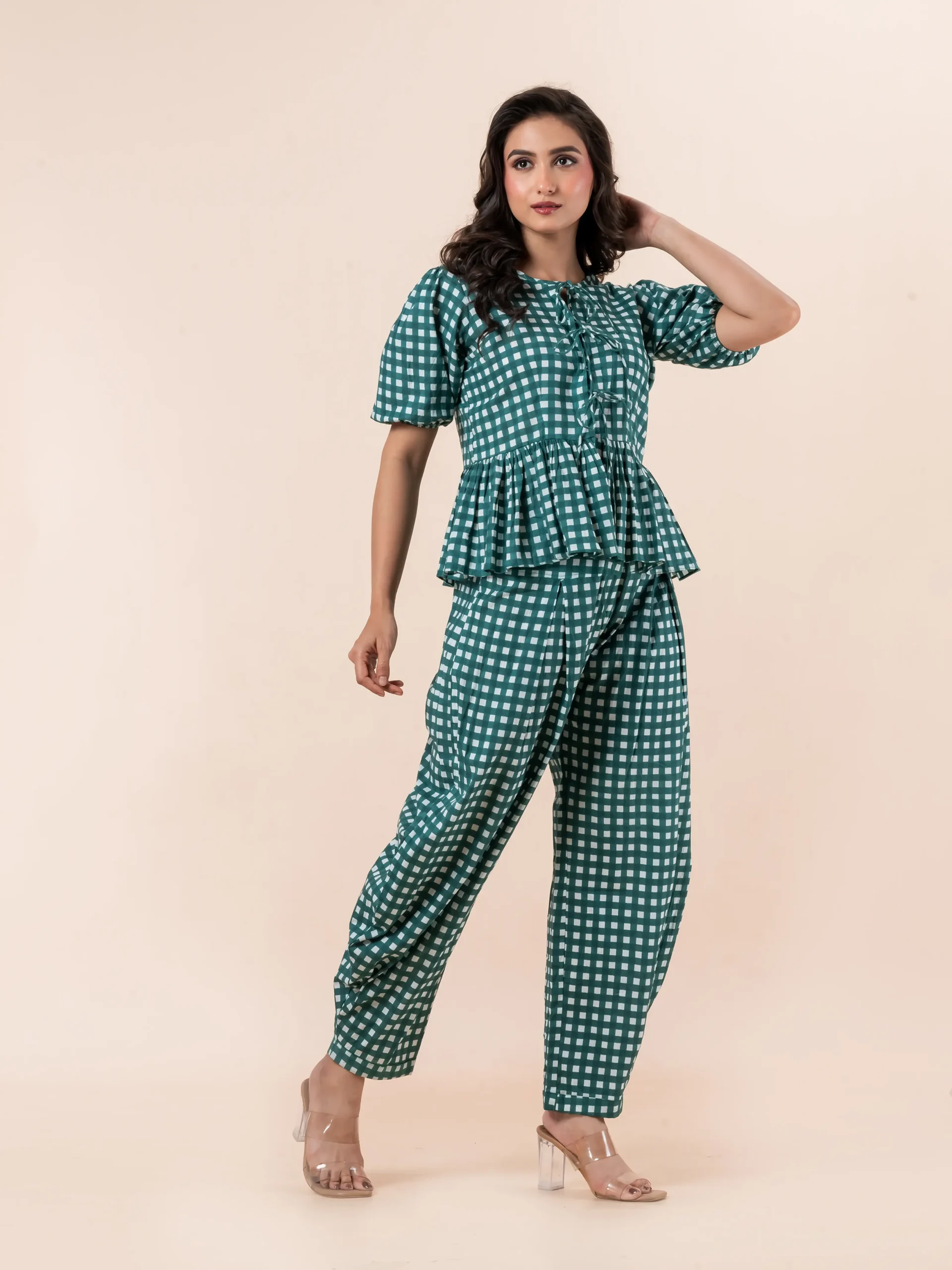 Gingham Coord Set