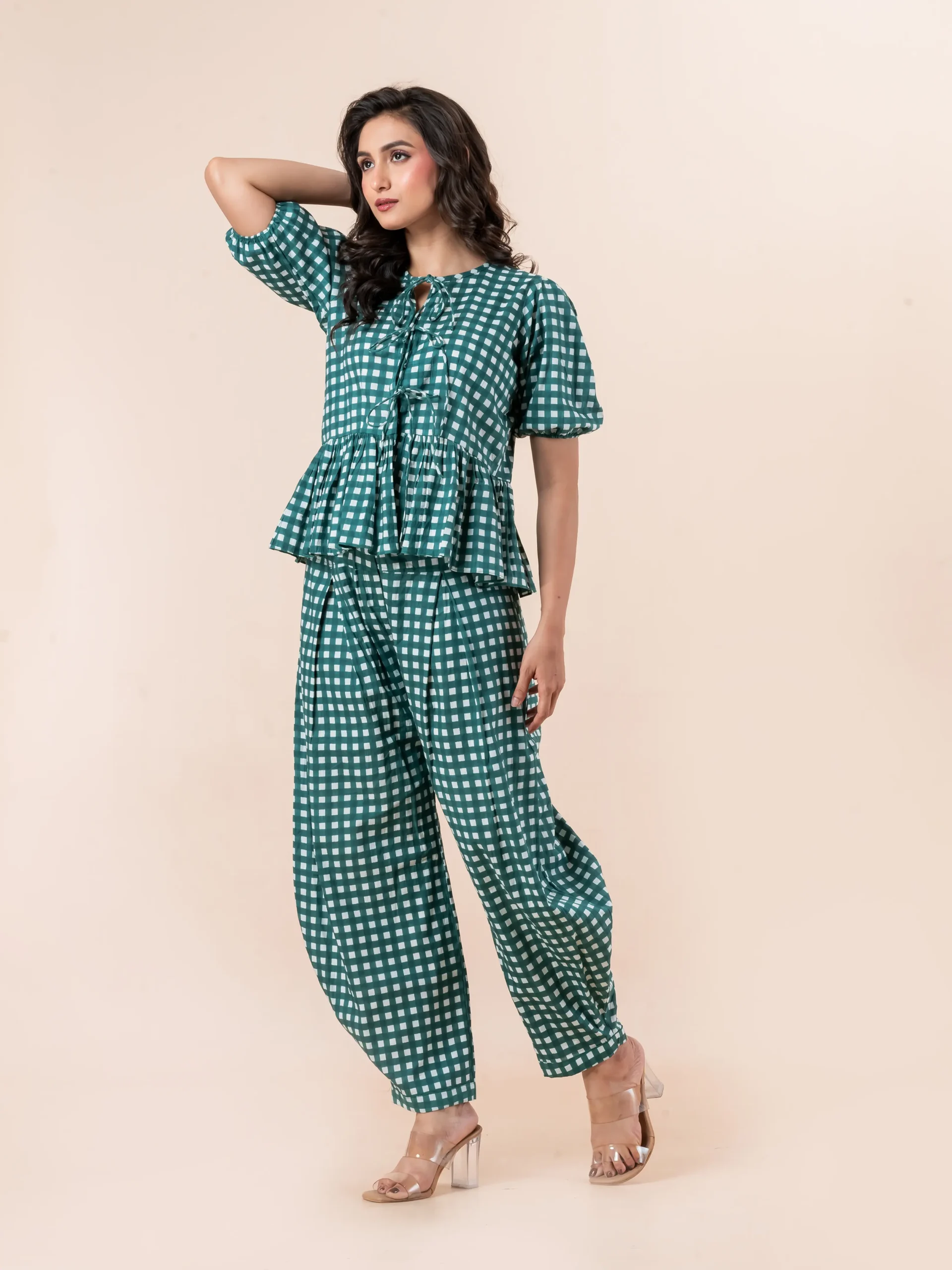 Gingham Coord Set