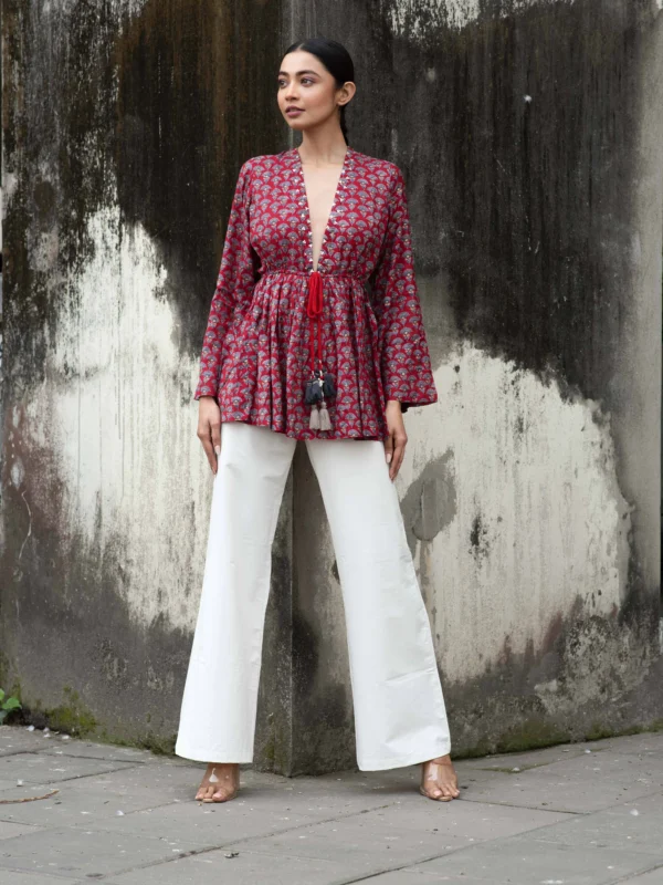 Sierra Plunge Neck Top