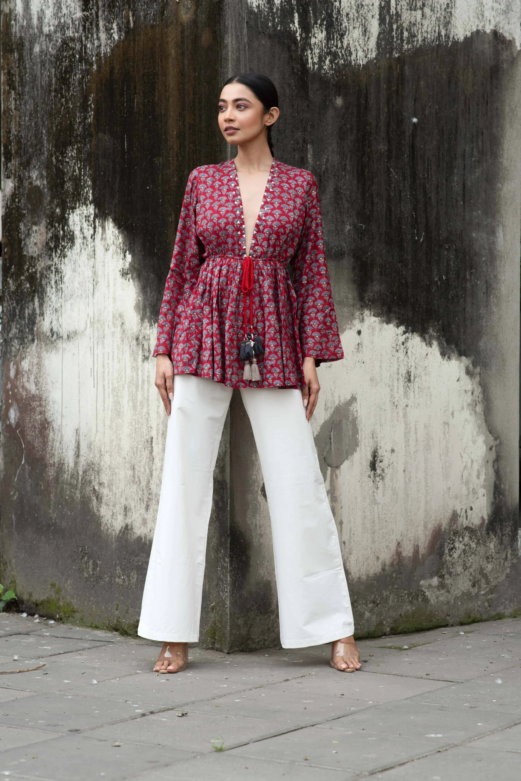 Sierra Plunge Neck Top