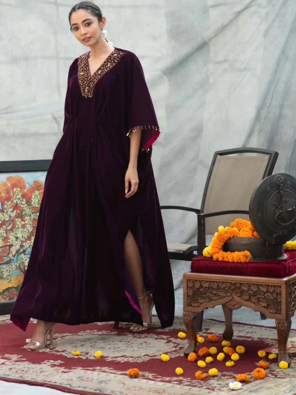 Zoya Velvet Kaftan