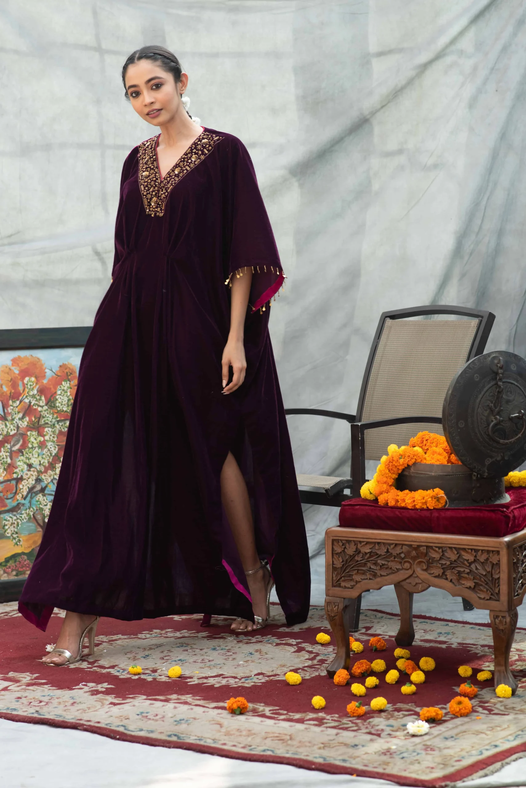 Zoya Velvet Kaftan