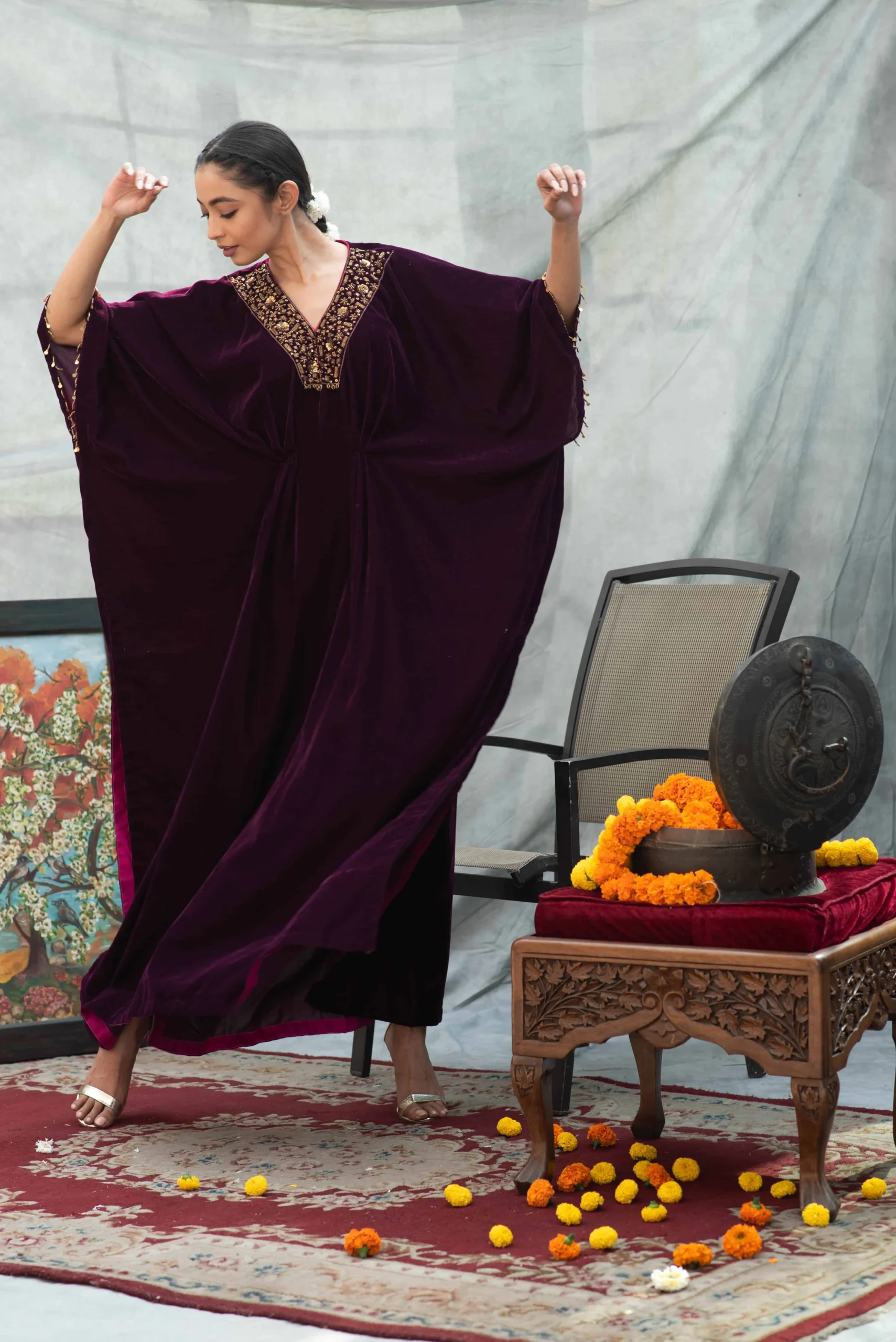 Zoya Velvet Kaftan