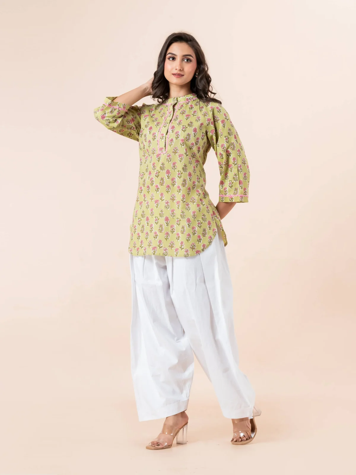 Green Short Kurti