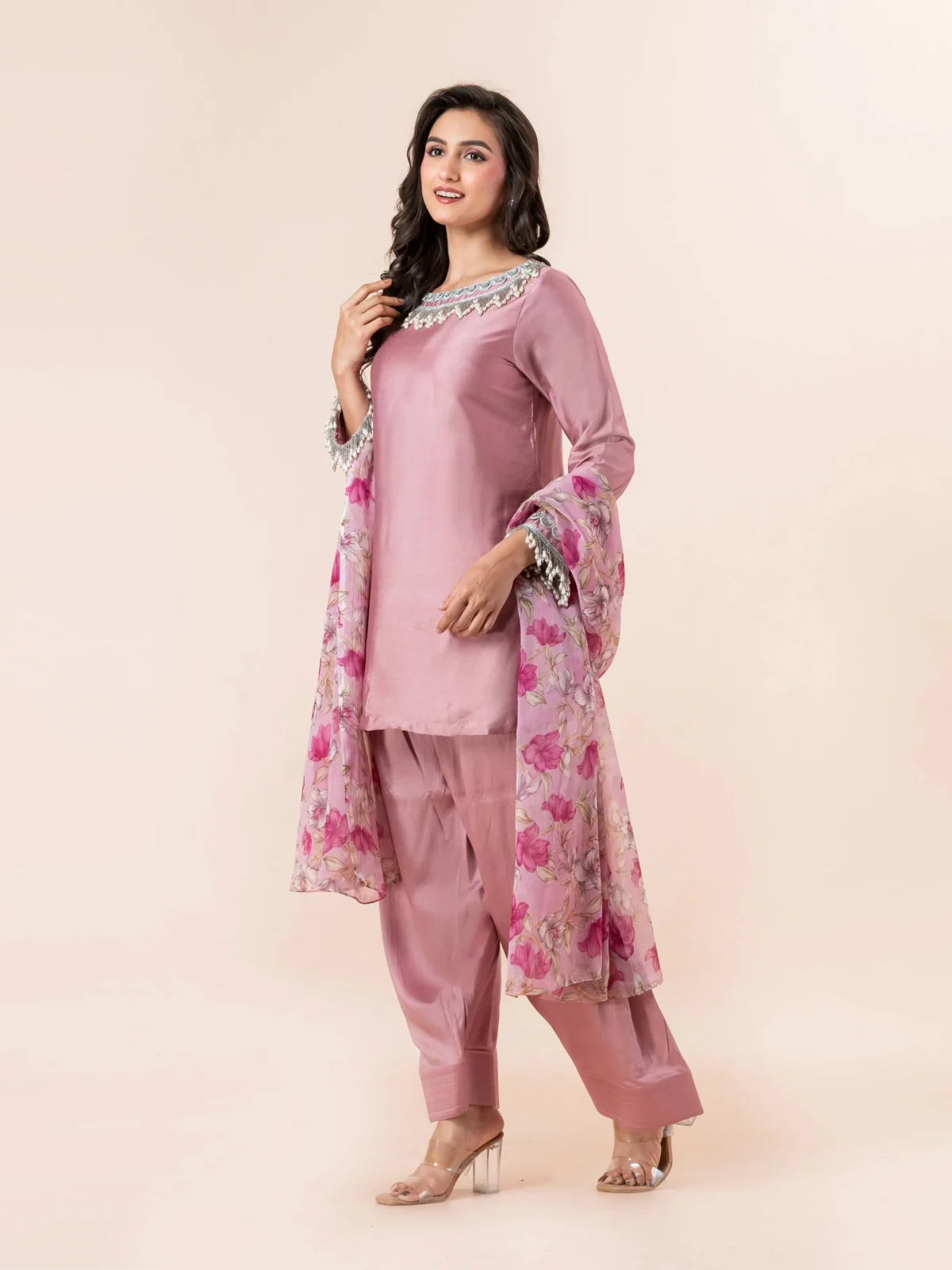 Muave Farshi Salwar Set