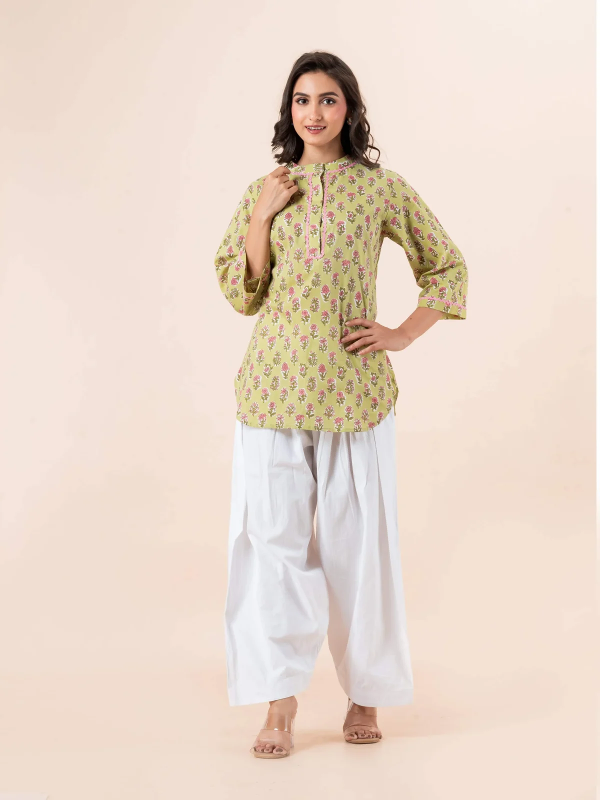 Green Short Kurti