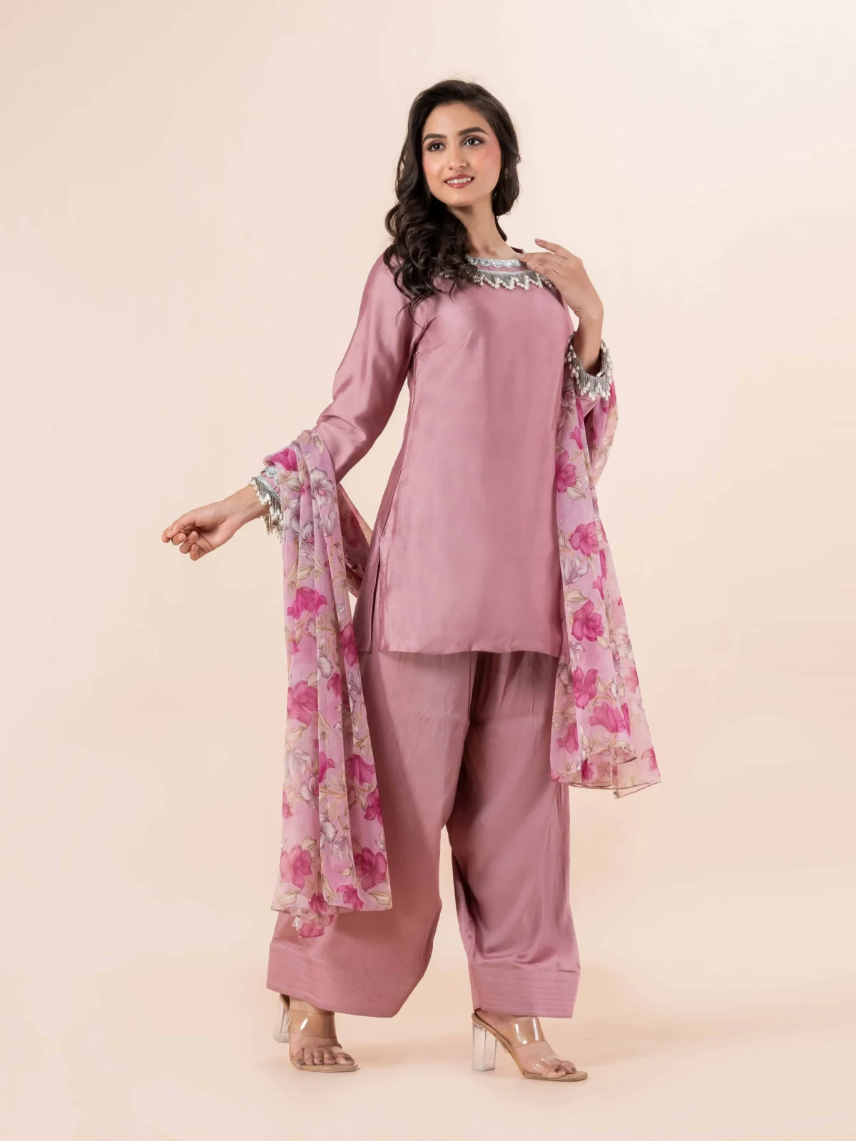 Muave Farshi Salwar Set
