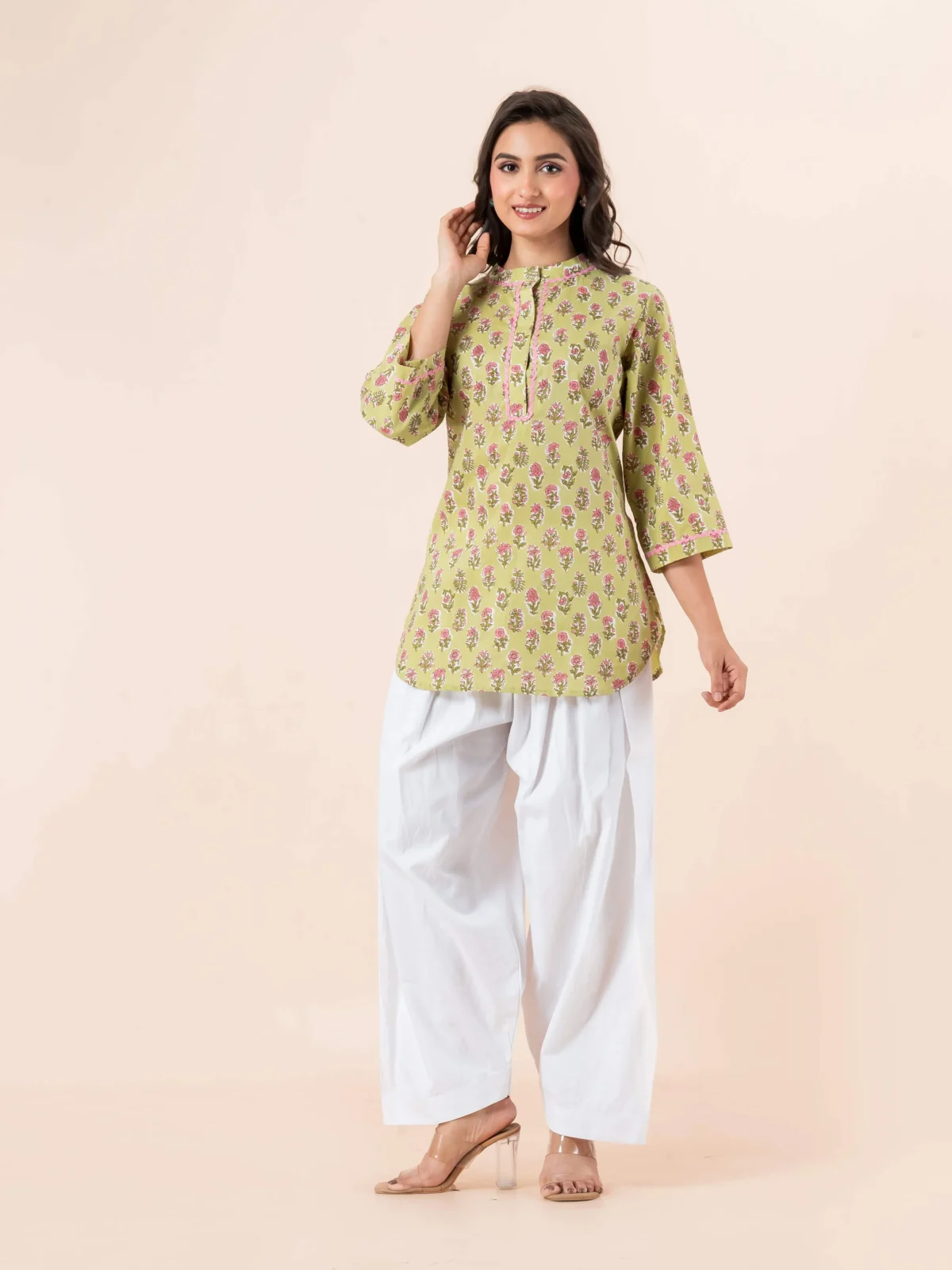 Green Short Kurti