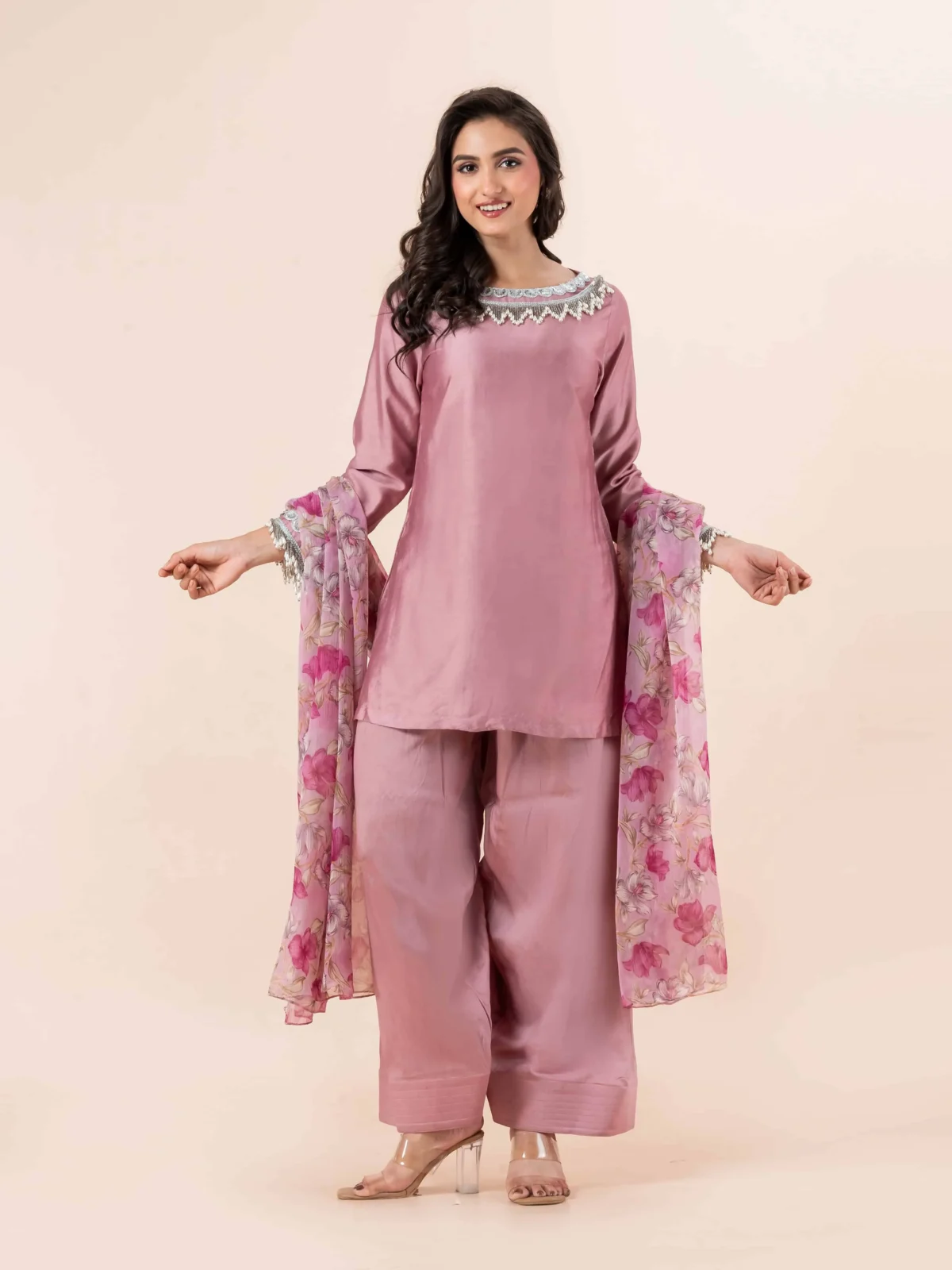 Muave Farshi Salwar Set