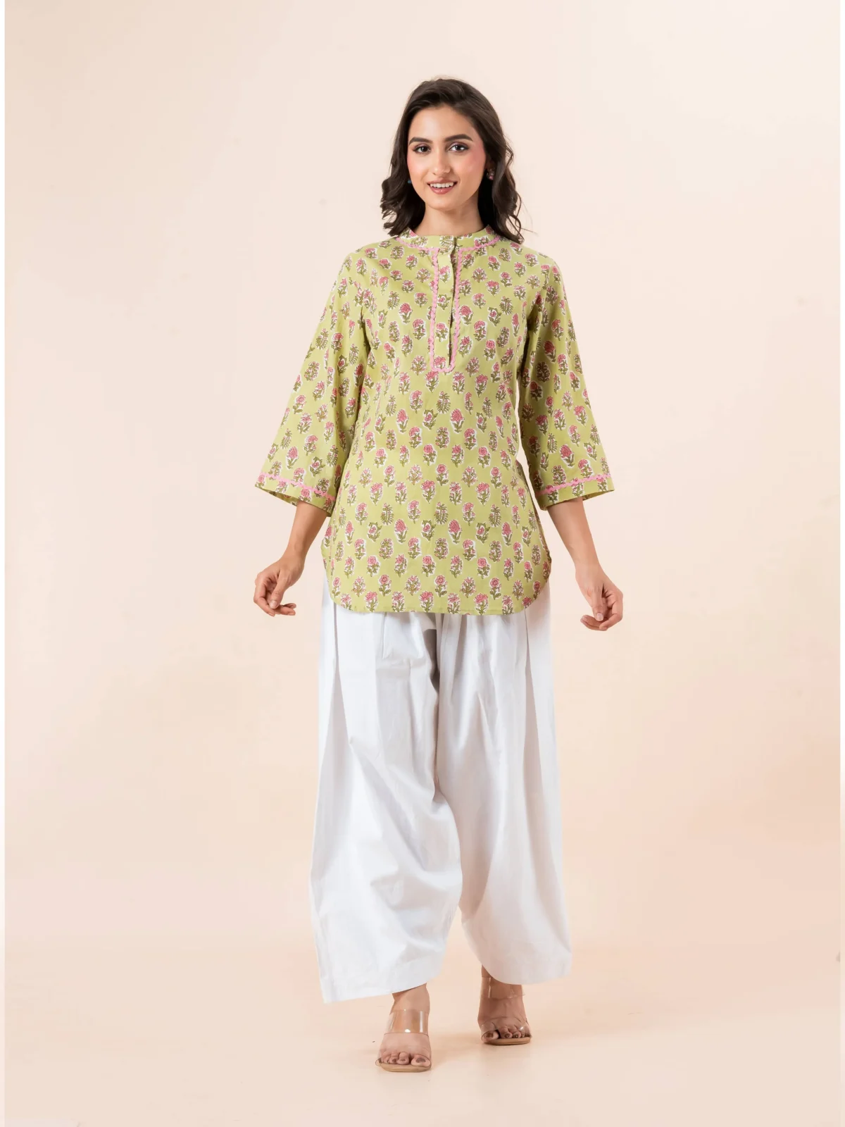 Green Short Kurti