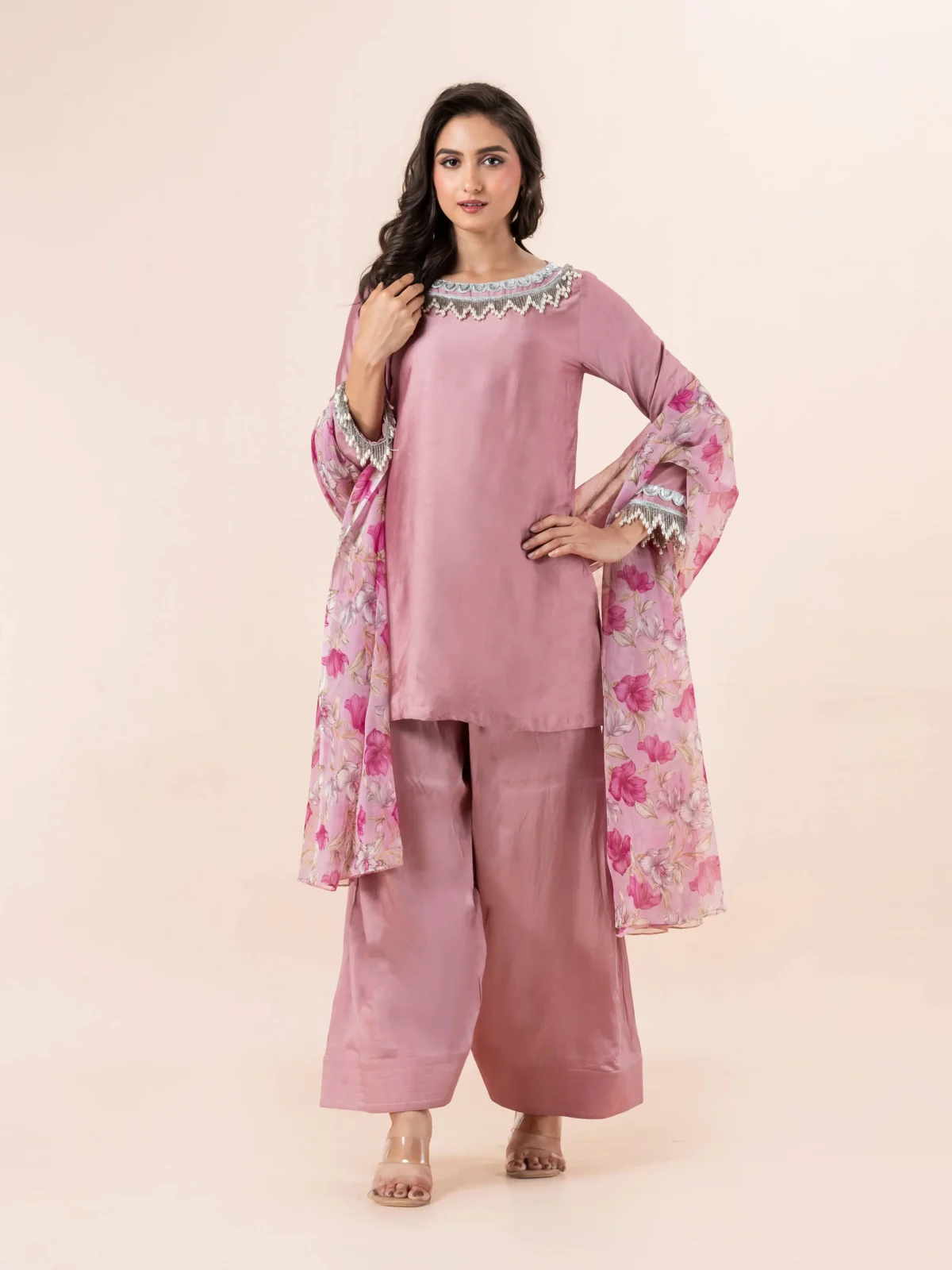 Muave Farshi Salwar Set