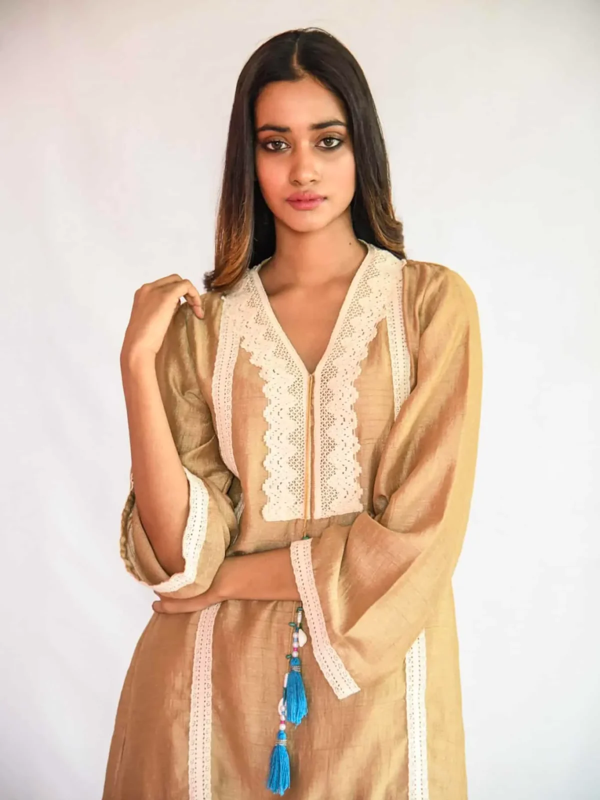 Sand Loose Fit Kurti